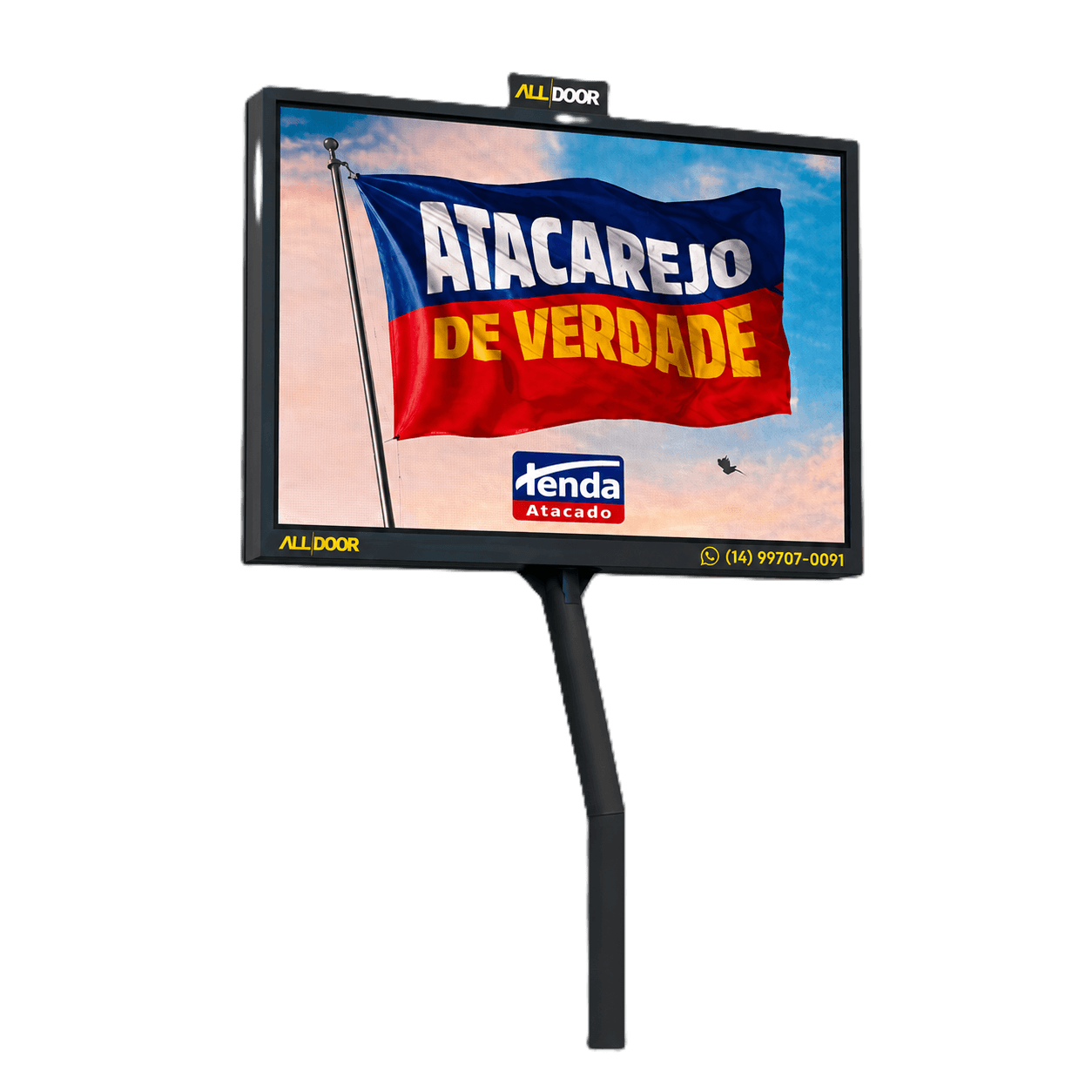 Painel de LED AllDoor em totem